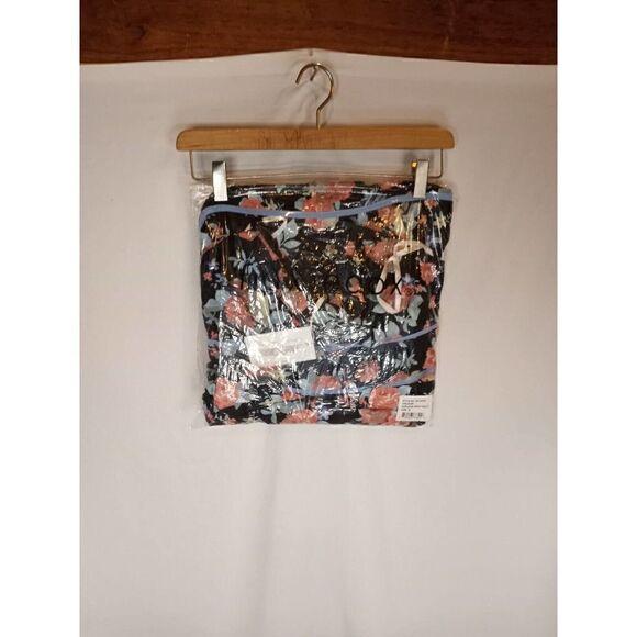 NWT Foxiedox Darlene Ruffle Tiered Floral Print Keyhole Bodice Maxi Formal Dress - Picture 4 of 4